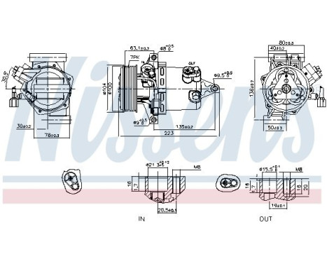 Compressor, air conditioning **FIRST FIT**