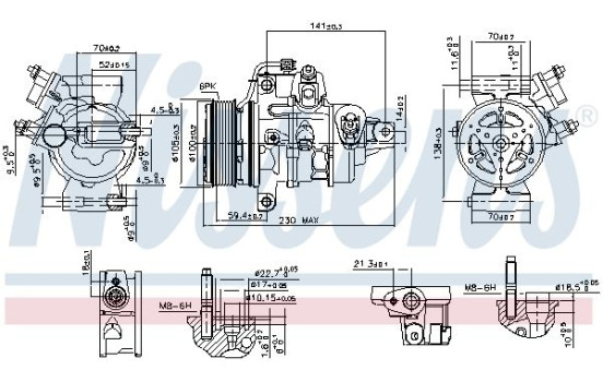 Compressor, air conditioning **FIRST FIT**