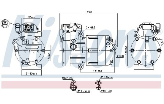 Compressor, air conditioning **FIRST FIT**