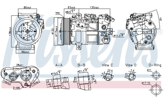 Compressor, air conditioning **FIRST FIT**