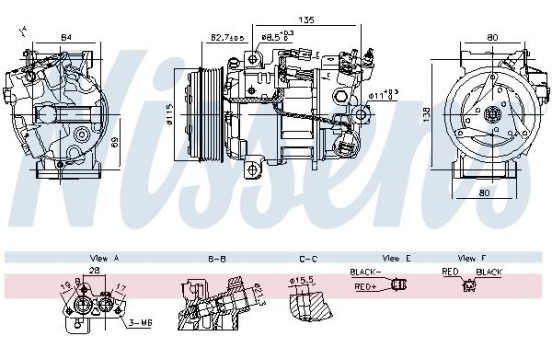 Compressor, air conditioning **FIRST FIT**