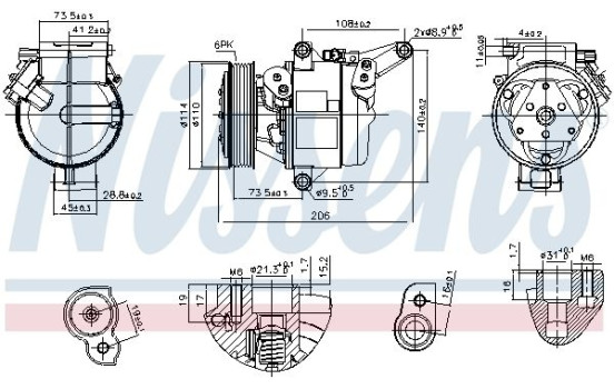 Compressor, air conditioning **FIRST FIT**