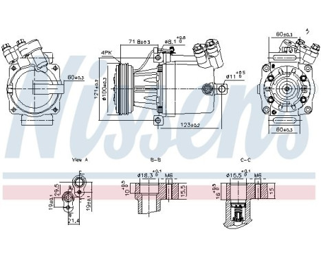 Compressor, air conditioning **FIRST FIT**
