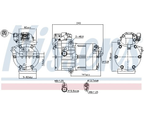 Compressor, air conditioning **FIRST FIT**