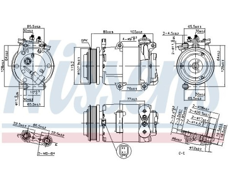 Compressor, air conditioning **FIRST FIT**