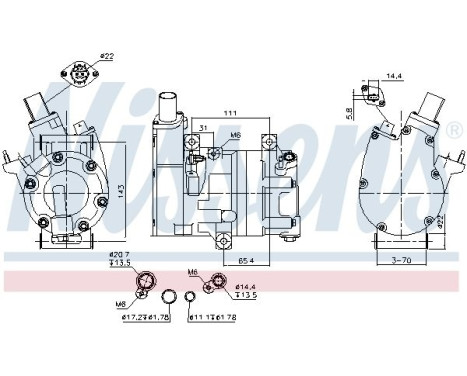Compressor, air conditioning **FIRST FIT**