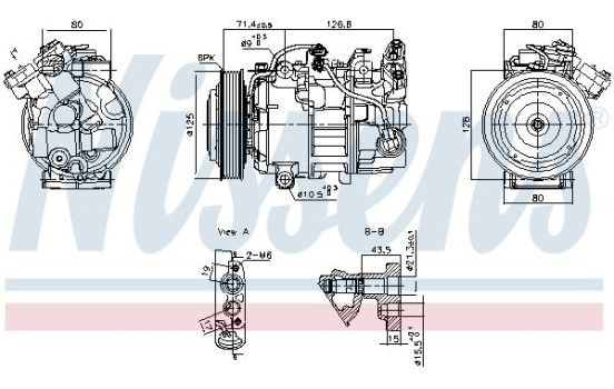 Compressor, air conditioning **FIRST FIT**