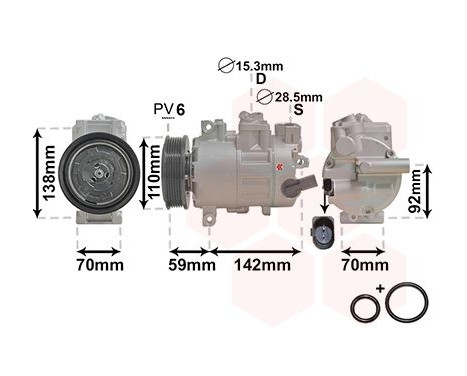 Compressor, air conditioning *** IR PLUS ***, Image 2