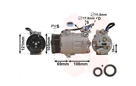 Compressor, air conditioning *** IR PLUS ***, Image 2