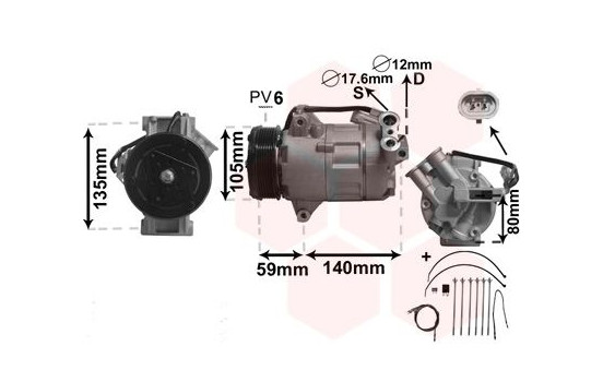 Compressor, air conditioning *** IR PLUS ***, Image 2