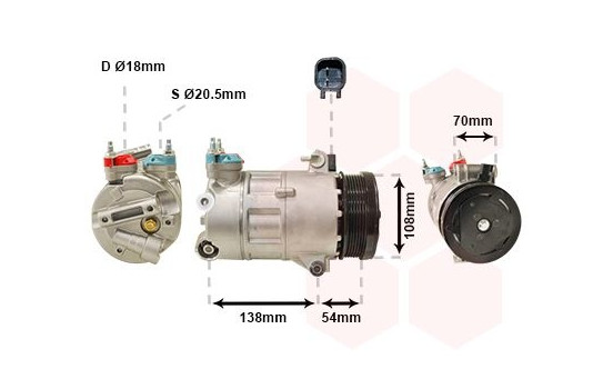 Compressor, air conditioning *** IR PLUS ***
