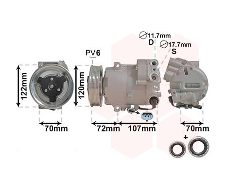 Compressor, air conditioning *** IR PLUS ***, Image 2