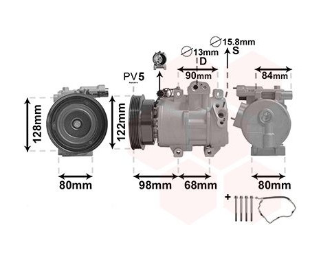 Compressor, air conditioning *** IR PLUS ***