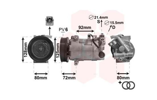 Compressor, air conditioning *** IR PLUS ***, Image 2