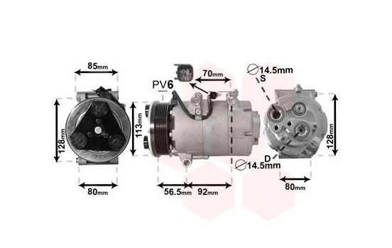 Compressor, air conditioning *** IR PLUS ***