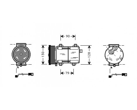 Compressor, air conditioning *** IR PLUS ***, Image 2