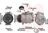 Compressor, air conditioning *** IR PLUS ***