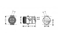 Compressor, air conditioning *** IR PLUS ***