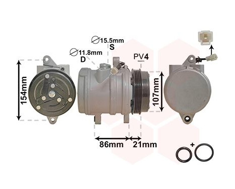 Compressor, air conditioning *** IR PLUS ***