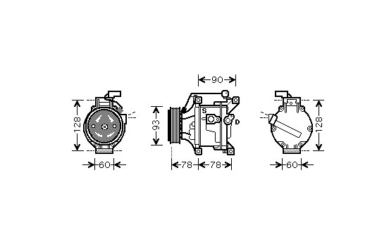 Compressor, air conditioning *** IR PLUS ***, Image 2