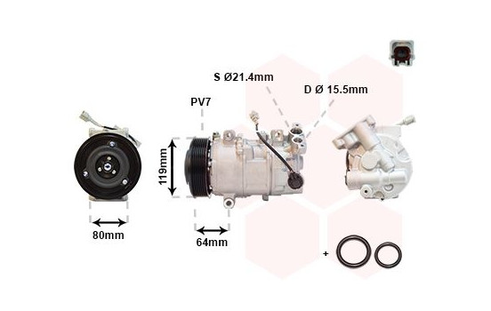 Compressor, air conditioning *** IR PLUS ***, Image 2