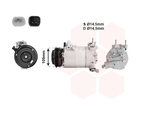 Compressor, air conditioning *** IR PLUS ***, Image 2