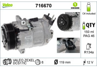 Compressor, air conditioning NEW ORIGINAL PART