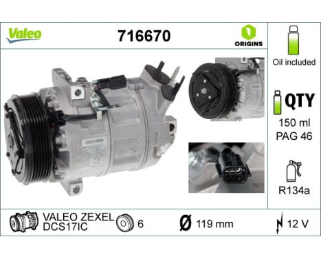 Compressor, air conditioning NEW ORIGINAL PART