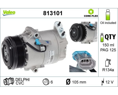 Compressor, air conditioning NEW PART, Image 2
