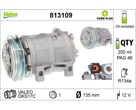 Compressor, air conditioning NEW PART, Image 3