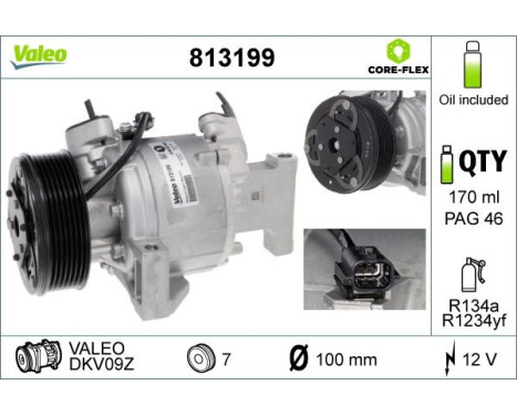 Compressor, air conditioning NEW PART, Image 2