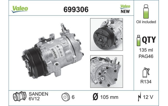 Compressor, air conditioning NEW PART