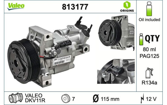 Compressor, air conditioning NEW PART, Image 4