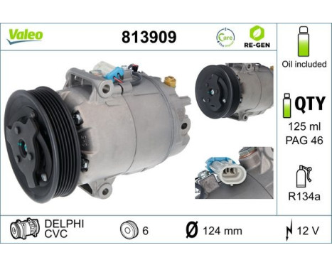 Compressor, air conditioning REMANUFACTURED, Image 2