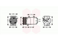 Compressor, air conditioning