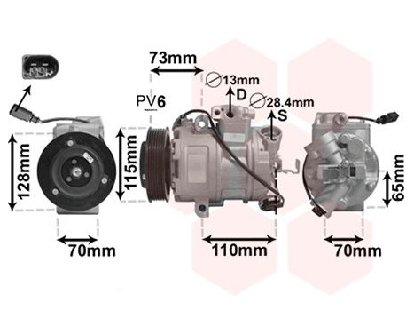 Compressor, air conditioning