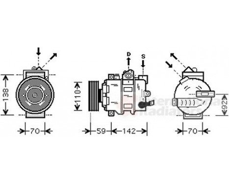 Compressor, air conditioning, Image 2