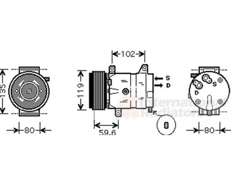 Compressor, air conditioning, Image 2