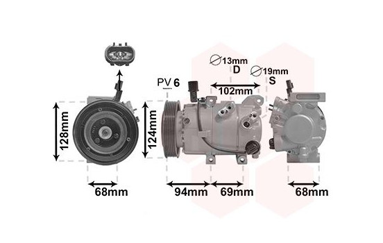 Compressor, air conditioning