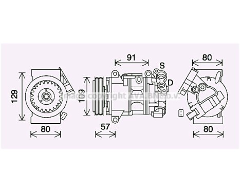 Compressor, air conditioning
