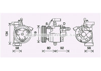 Compressor, air conditioning