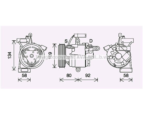 Compressor, air conditioning