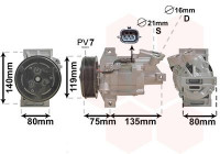 Compressor, air conditioning