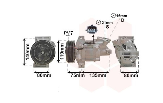 Compressor, air conditioning