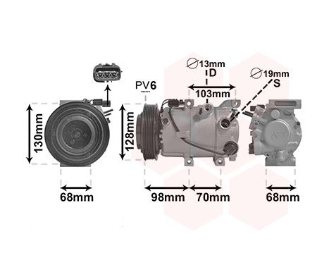 Compressor, air conditioning