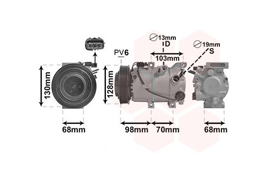 Compressor, air conditioning