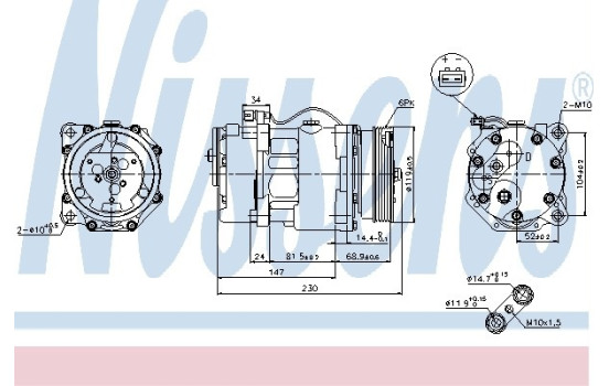 Compressor, air conditioning, Image 5