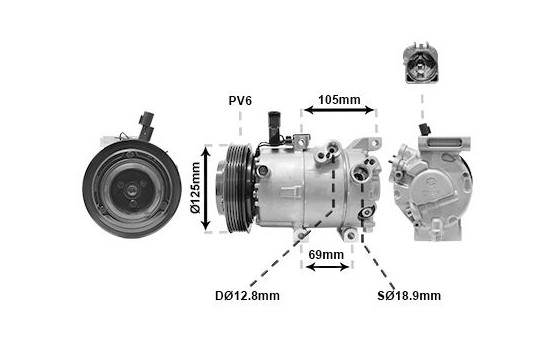 Compressor, air conditioning
