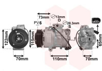 Compressor, air conditioning