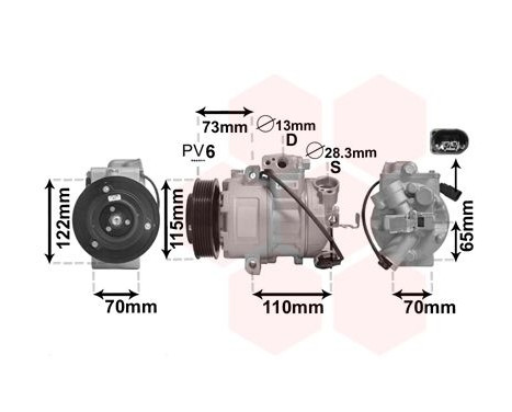 Compressor, air conditioning